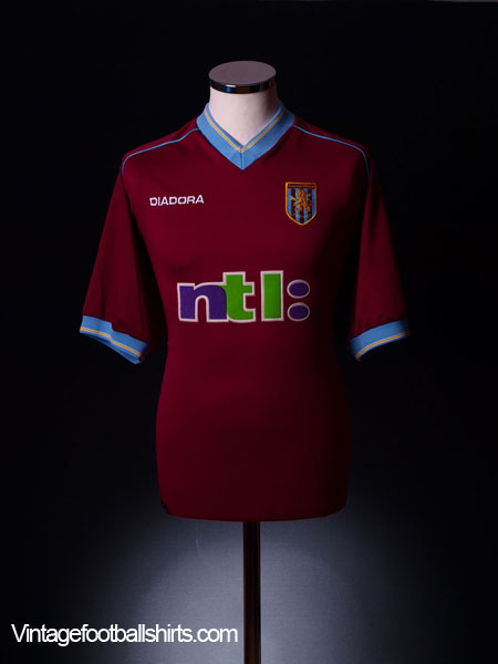 2001-02 Aston Villa Home Shirt XXL