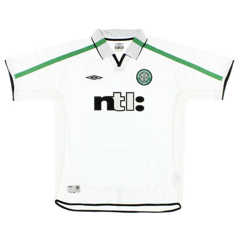 Celtic FC Umbro Away Shirt 2001/02 Oldschool XL - 99860U - 14119926466 
