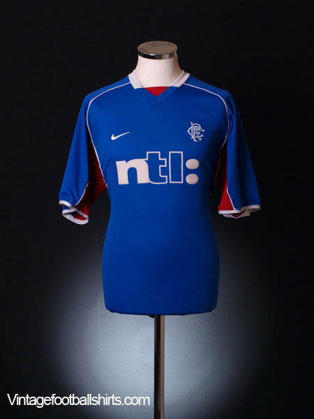 2001-02 Rangers Home Shirt XL