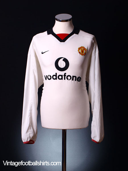 Manchester United Away Jersey 2002/03 ,Size Small on Carousell