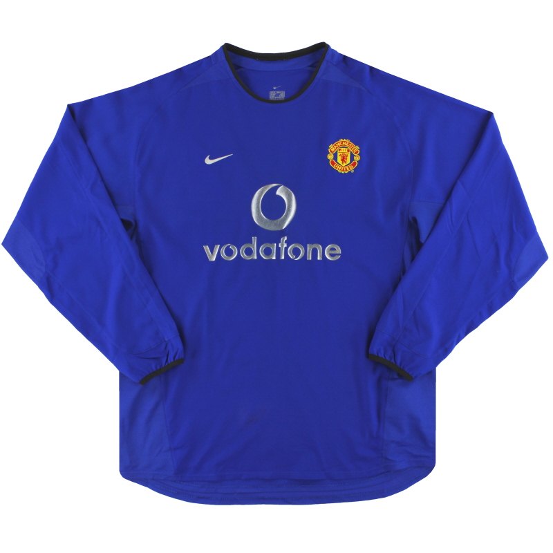 2002-03 Manchester United Nike Third Shirt L/S *Mint* M 184956