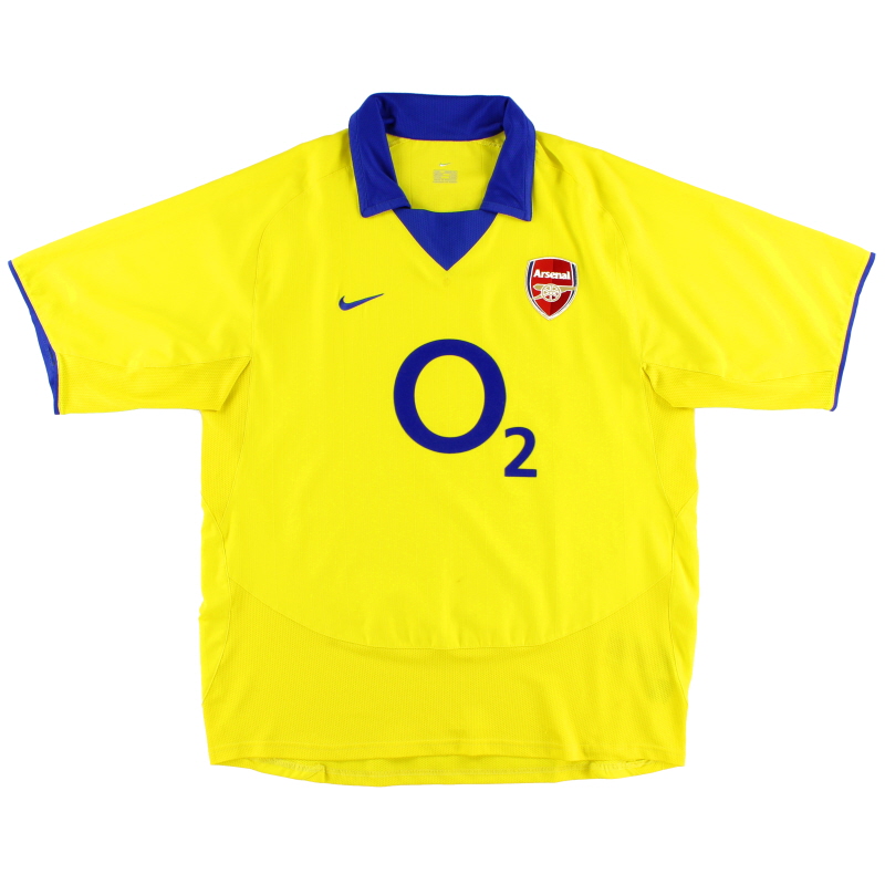 2003-04 Arsenal Away Shirt *Mint* XL 112712