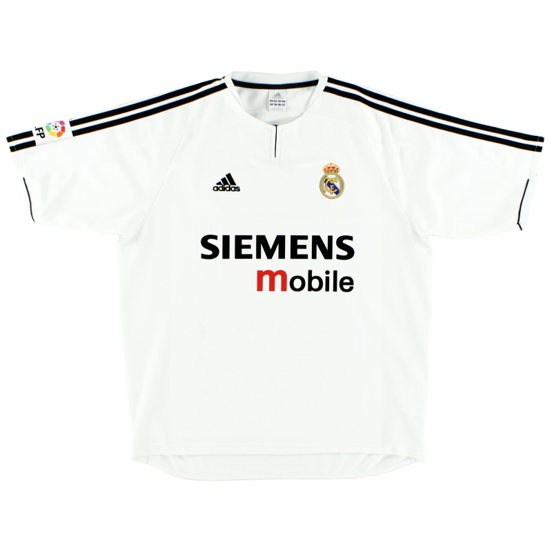 2003-04 Real Madrid adidas Camiseta XXL 021804