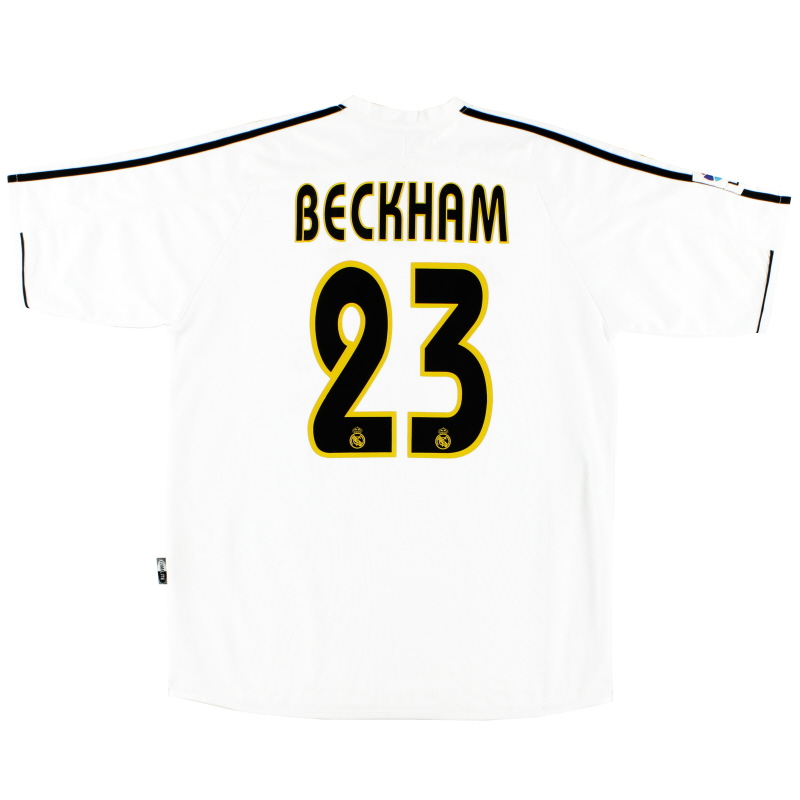 2003-04 Real Madrid adidas Home Camiseta Beckham