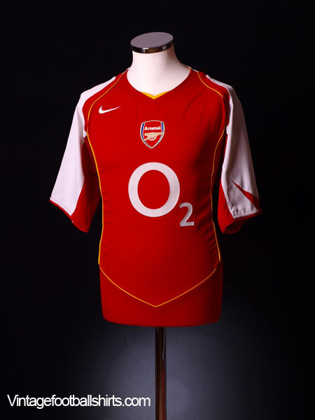 arsenal jersey 2004