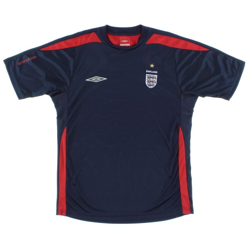 afstuderen walgelijk Geval 2004-06 England Umbro Training Shirt *Mint* M