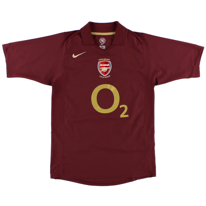 2005 06 arsenal home shirt