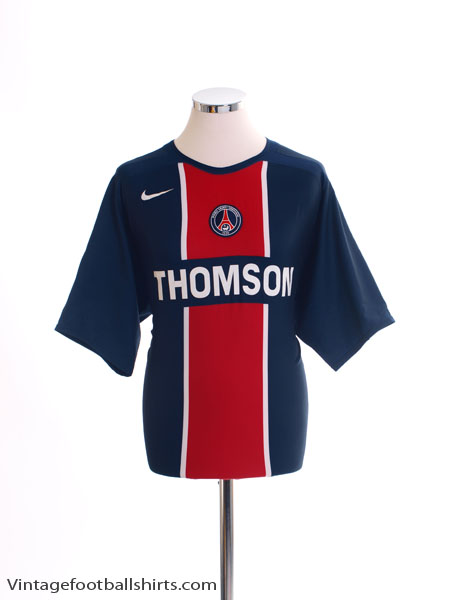 Paris Saint-Germain (PSG) 2005-06 Home Shirt (Very Good) XXL – Classic  Football Kit