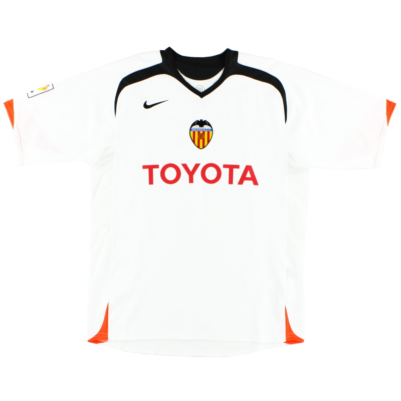 En riesgo guerra Absolutamente 2005-06 Valencia Nike Home Camiseta XXXL 195961