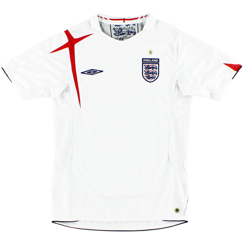 2005-07 England Umbro Home Shirt *Mint* XL
