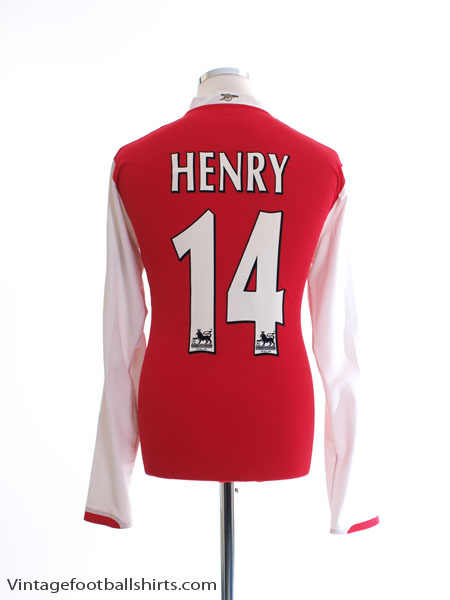 Arsenal 2006-07 Home Shirt Henry #14 (Excellent) S