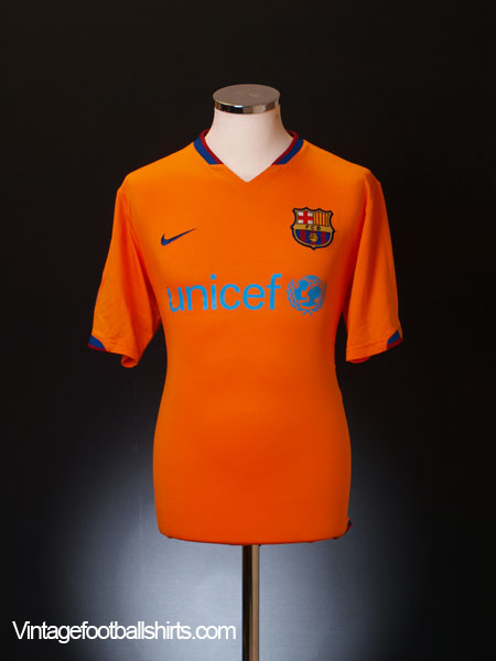 2006-07 Barcelona Home Shirt Ronaldinho #10 M