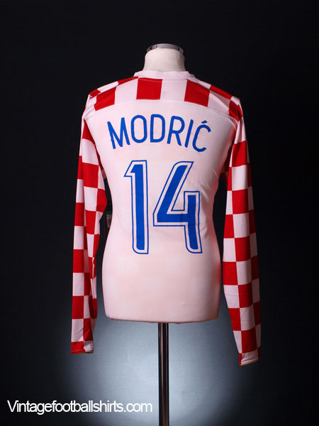 Croatia 2014 Home Shirt #10 Modric - Online Store From Footuni Japan