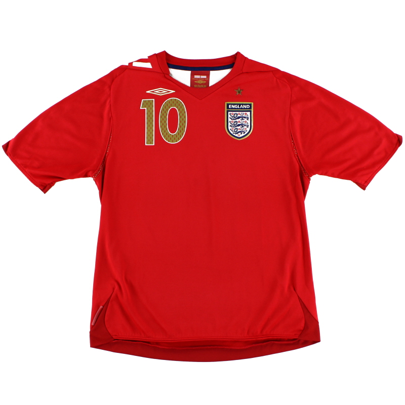 2006-08 England Umbro Away Shirt Owen #10 Womens 14