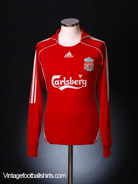 liverpool long sleeve home shirt