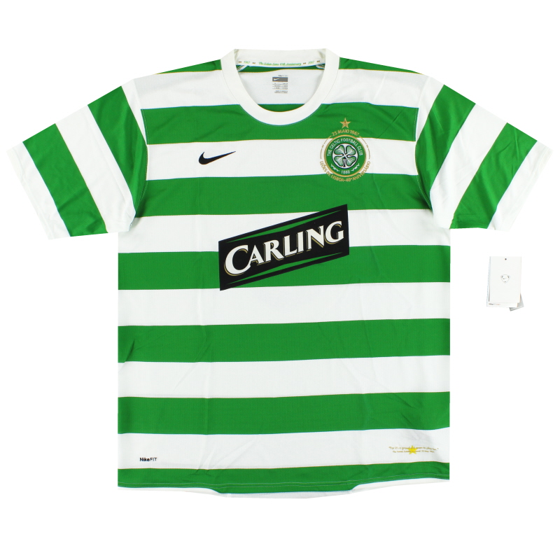 Celtic Home Football Shirt 2007/08 Adults XL Nike A231 – Historic