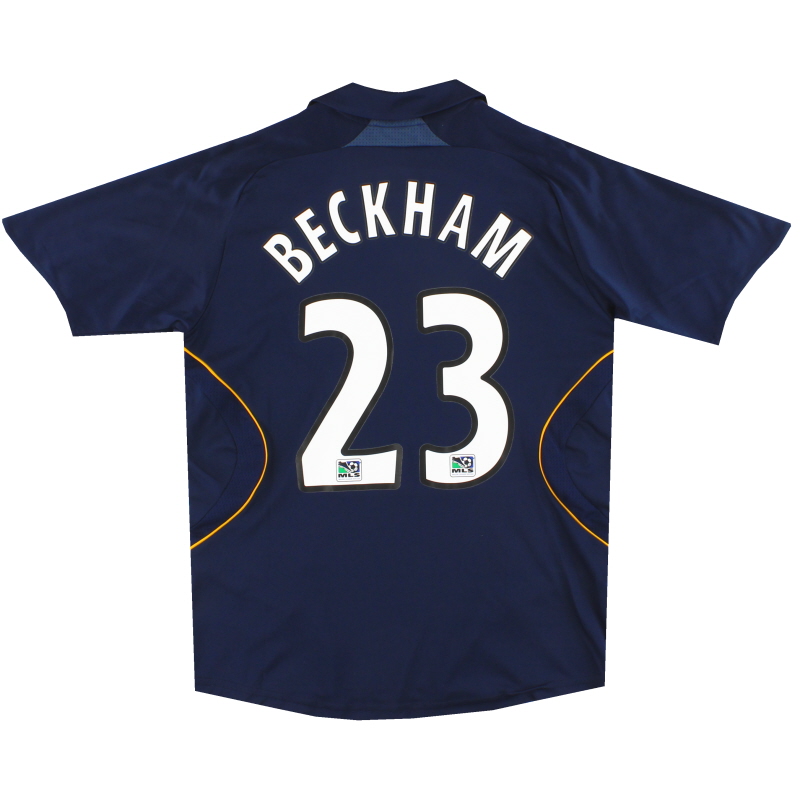 2007-08 LA Galaxy Home Shirt Beckham #23 - 9/10 - (M)