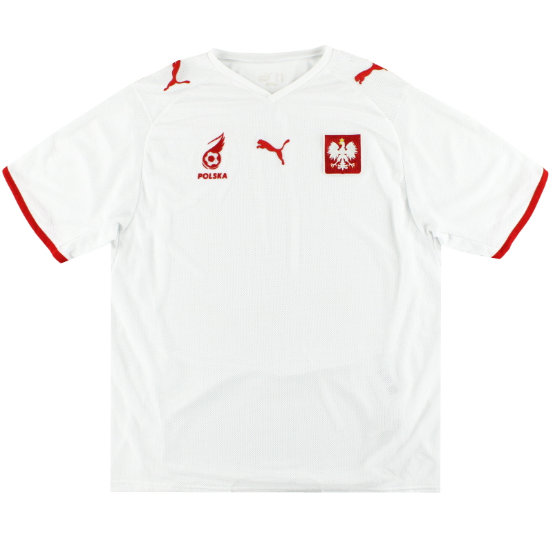 motivo Mantenimiento Inminente Camiseta de local Puma de Polonia 2007-08 XL 733995