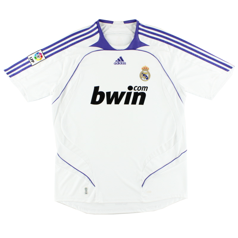 2007-08 Camiseta de la 697327a equipación Real Madrid adidas XL XNUMX