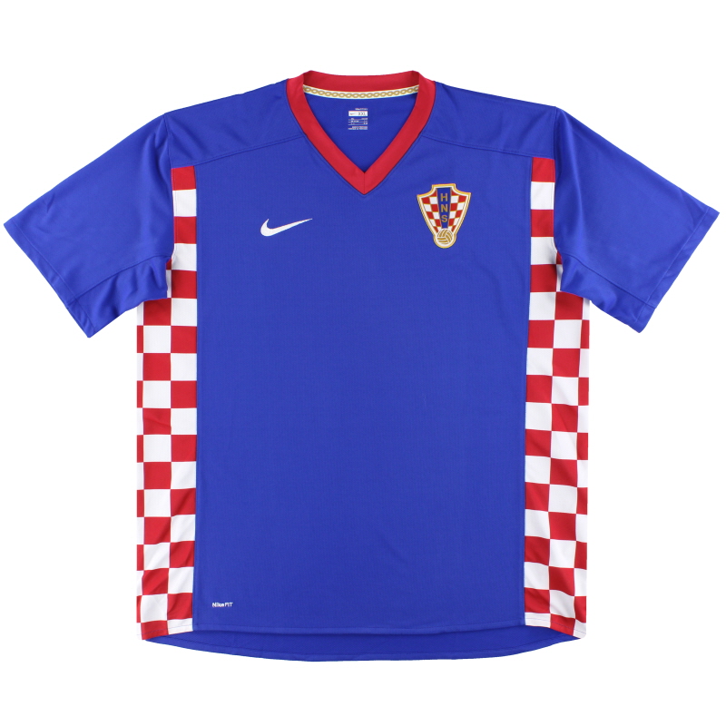 Medisch wangedrag Recreatie Proportioneel 2007-09 Kroatië Nike Uit Shirt *Mint* XXL 258969-471