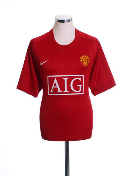 Manchester United Retro AIG Home Jersey Ronaldo #7