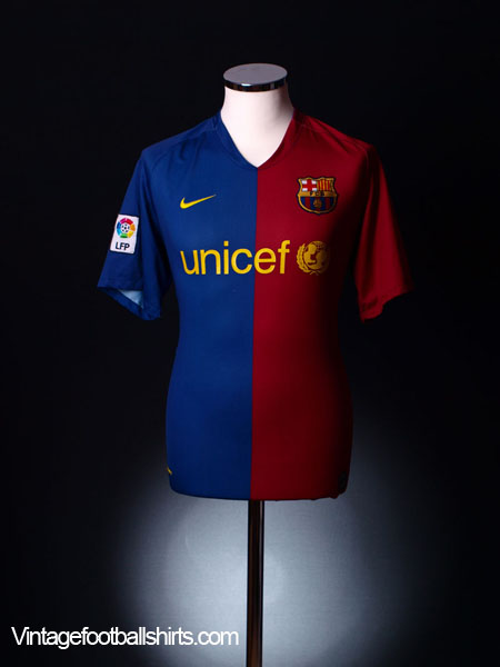 2009-10 Barcelona Home Shirt Messi #10 - 6/10 - (S)