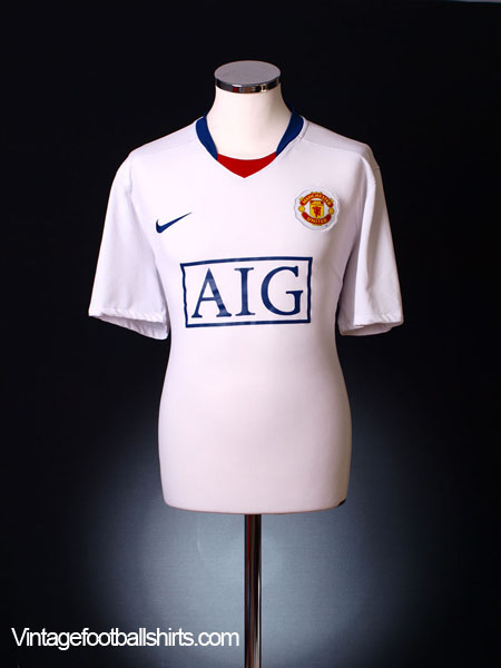 2008-09 Manchester United Away Shirt L 