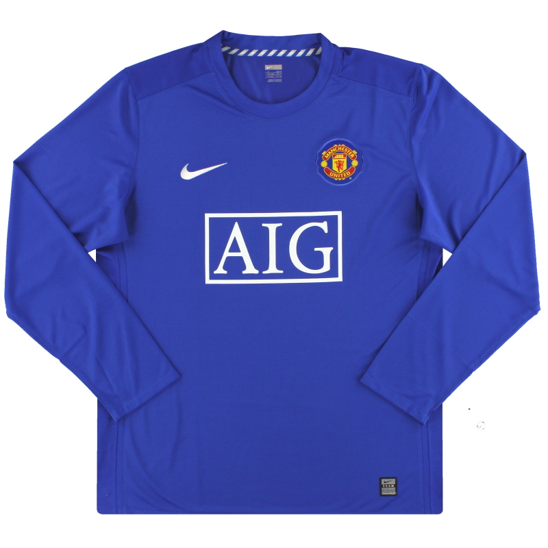 Ronaldo Manchester United Jersey Soccer shirt L/S 08/09 Size Original  Football