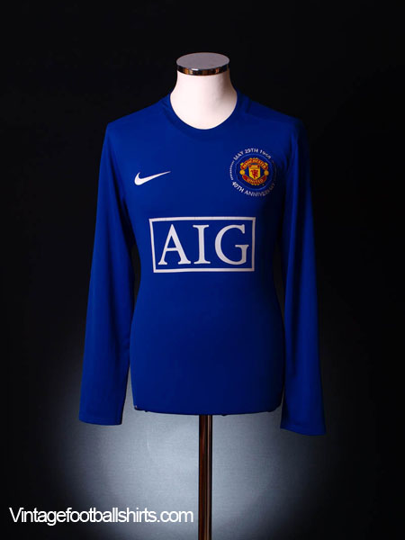 BNWT RONALDO #7 Manchester United 2008-09 Long-Sleeves Third Jersey Shirt  XXL