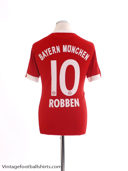 Extreem belangrijk bolvormig B.C. 2009-10 Bayern Munich Home Shirt Robben #10 Y
