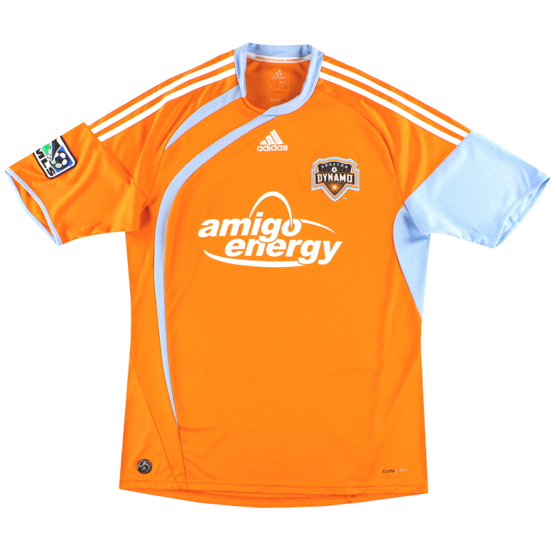 Todos Prisión atmósfera 2009-10 Houston Dynamo adidas Home Camiseta L E79828