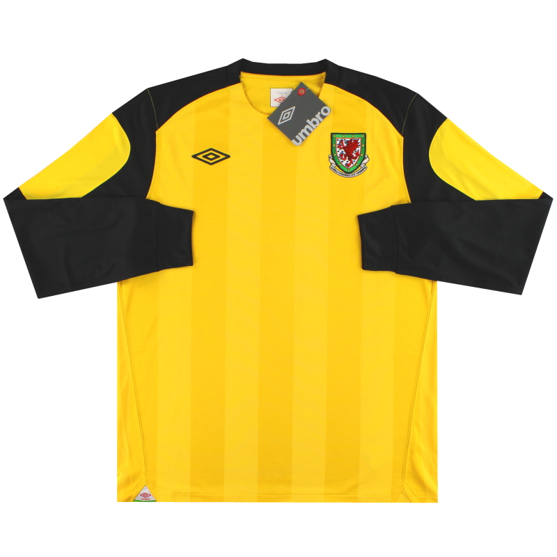 2010-12 Wales Umbro Goalkeeper Shirt *w/tags* M 92887417801200