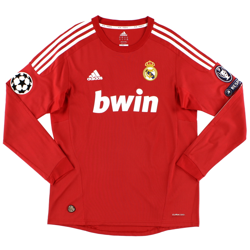 roble querido precisamente 2011-12 Real Madrid Champions League Third Shirt L/S M P95890
