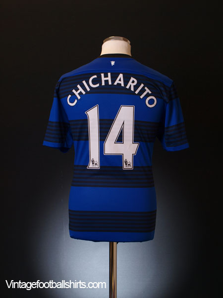 Nike, Shirts, Vintage Manchester United Jersey Chicharito 21 Vintage  Soccer Jersey Nike Aon