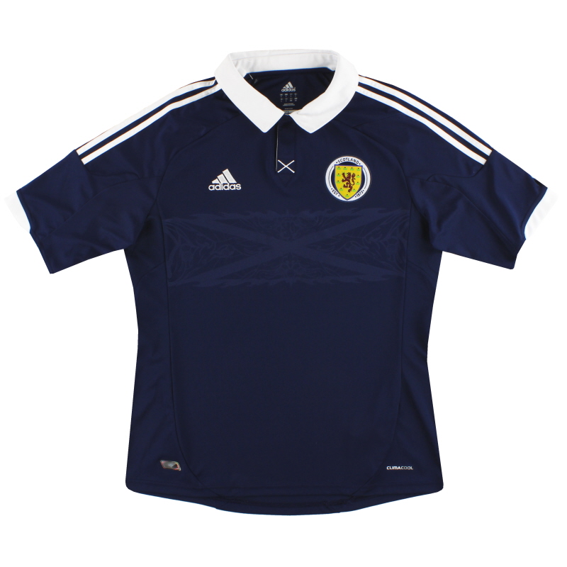 2011-13 Scotland adidas Home Shirt L X11932