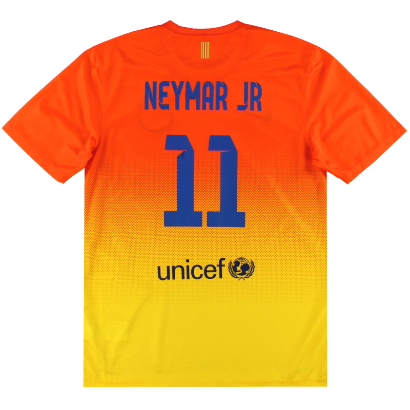 Dank je Oceaan Fabel 2012-13 Barcelona Nike Basic uitshirt Neymar Jr. #11 M 478328-815
