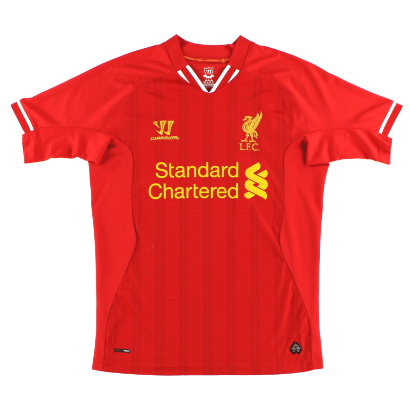 Images) Liverpool New 2013/14 Home Kit Revealed: New Warrior Sports Shirt  Has Stylish Retro Feel