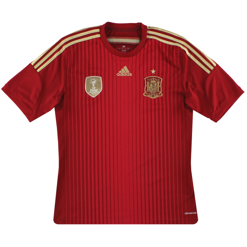 audible flotador Hizo un contrato Camiseta de España adidas Local 2013-15 * Mint * M G85279