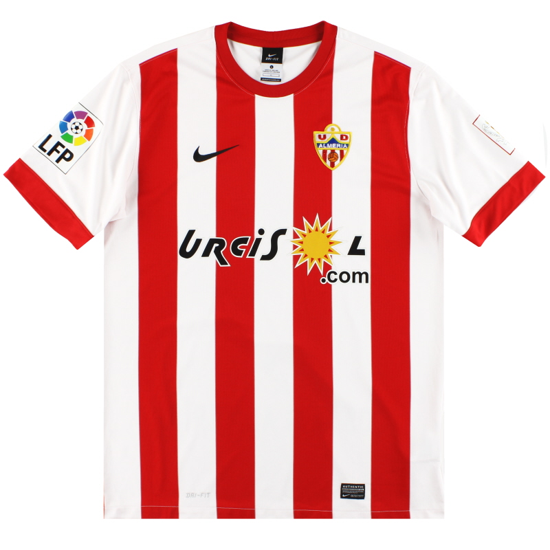 Desigualdad Calígrafo Incienso Camiseta de local Nike de la UD Almería 2013-15 L 580917-657
