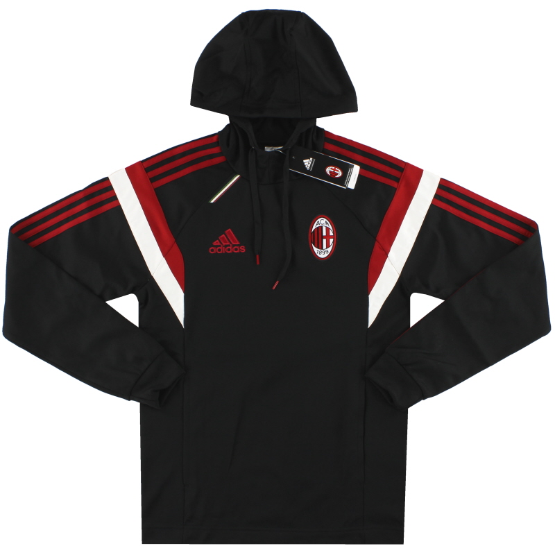 vaquero Haciendo Tradicional 2014-15 AC Milan adidas sudadera con capucha * con etiquetas * XS F83762