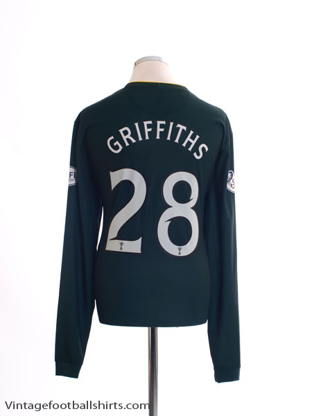 2014-15 Celtic Away Shirt Griffiths #28 L/S *Mint* XL
