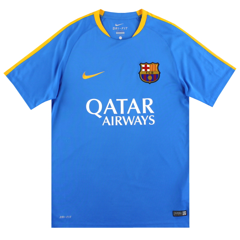 natuurkundige Excentriek relais 2015-16 Barcelona Nike Training Shirt M 686600-424