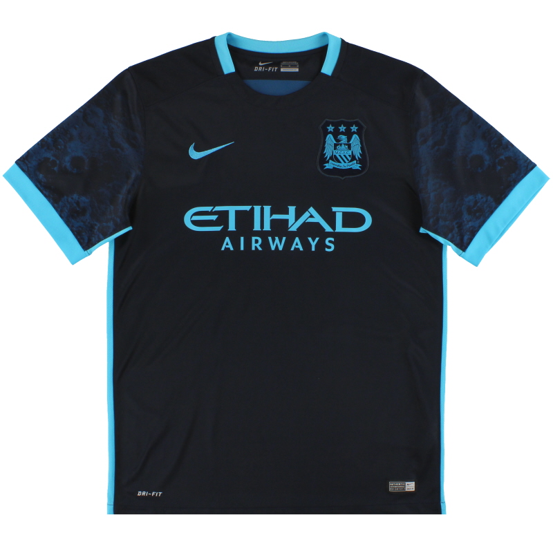 rooster Civic duidelijkheid 2015-16 Manchester City Nike Away Shirt De Bruyne #17 M 658881-476