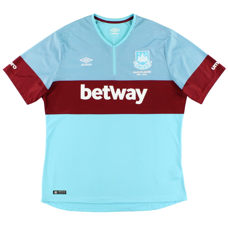 vertegenwoordiger Mevrouw Maand 2015-16 West Ham Umbro Away Shirt XL