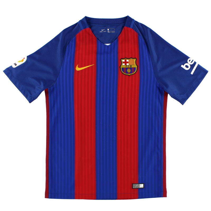 Arashigaoka Profesor de escuela lluvia Camiseta de local Nike del Barcelona 2016-17 L.Boys 777029-481