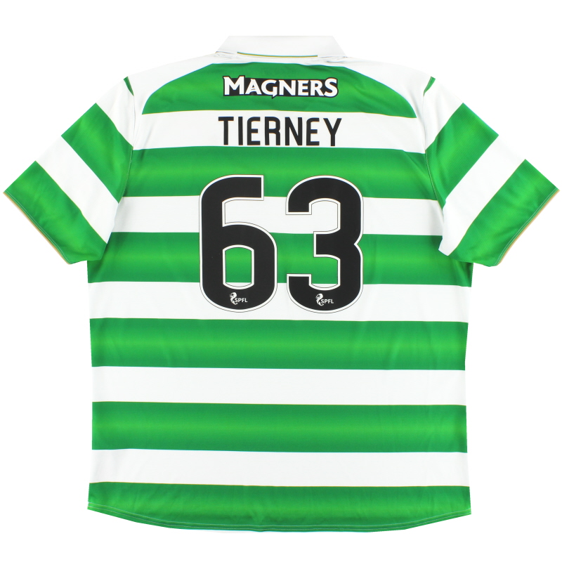 Celtic 2016-17 Home Shirt L/S Tierney #63 (Excellent) M – Classic Football  Kit