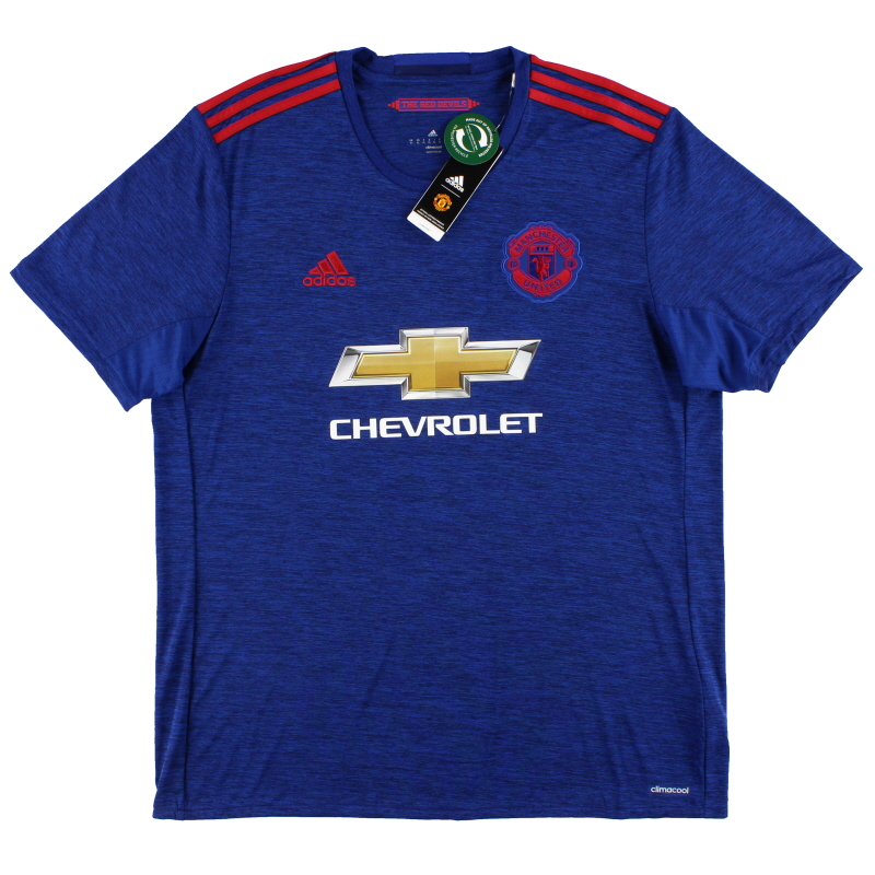 chef Samuel Oorlogsschip 2016-17 Manchester United adidas uitshirt *m/tags* XL AI6704