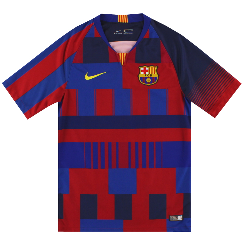 simpatía Fuera de borda legación 2017-18 Barcelona Nike Special '20th Anniversary' Shirt Messi #10 *Mint* S  943025-456