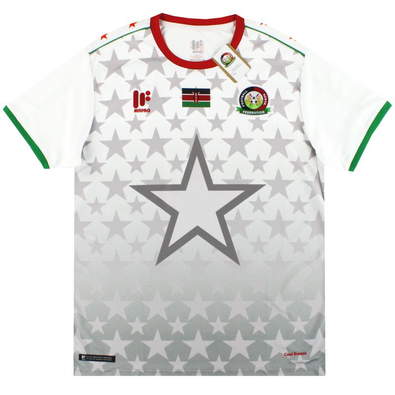 2017/18 Kenya Away Football Shirt / Old Official Mafro Soccer Jersey