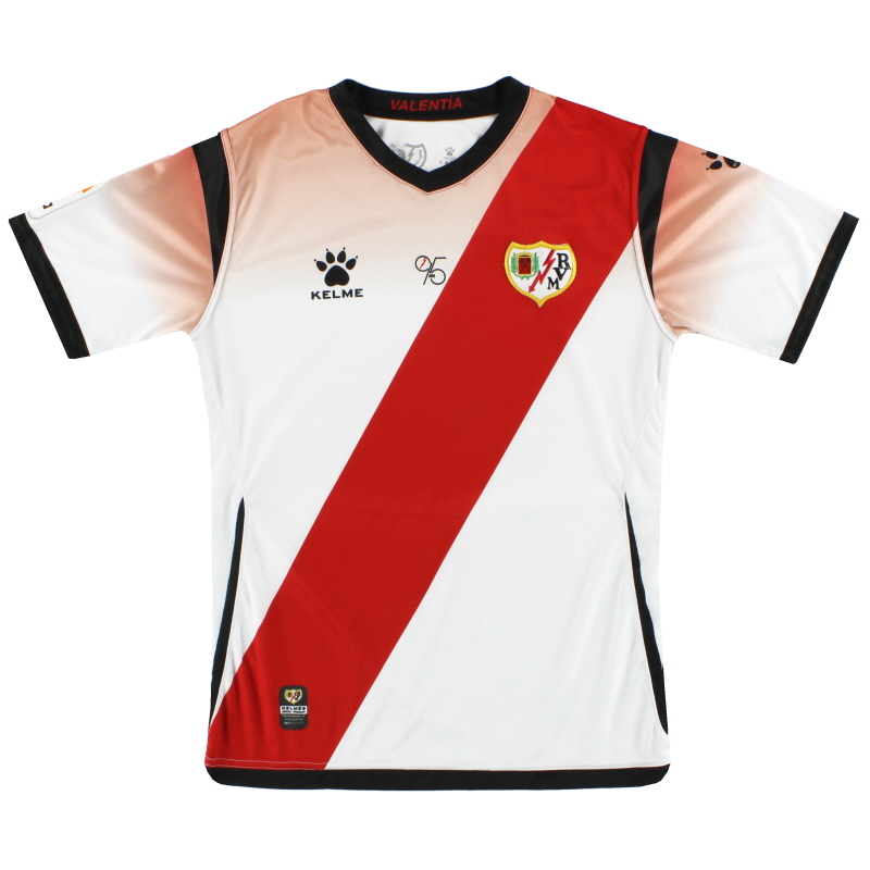 Menagerry Aburrido hogar Camiseta Rayo Vallecano Kelme 2019a Equipación 20-XNUMX S
